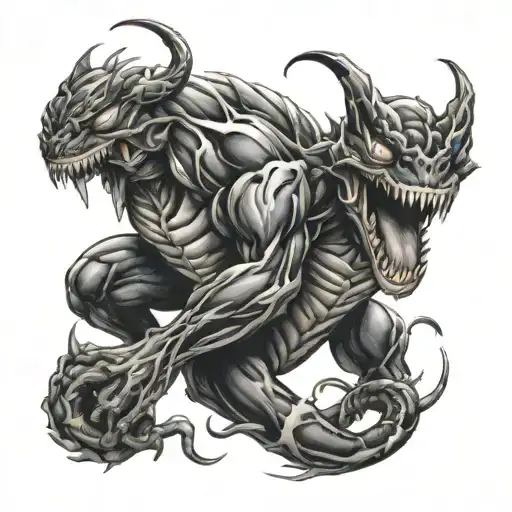 tortank venom tattoo design idea