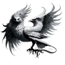 Harry Potter Phoenix tattoo design idea