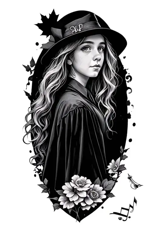 two daughters, my depression and anxiety, music lover, Harry Potter fan. move from England to Canada  tattoo design idea