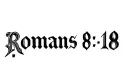 "Romans 8:18" tattoo design idea