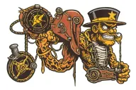 Powerline Technician tattoo design idea