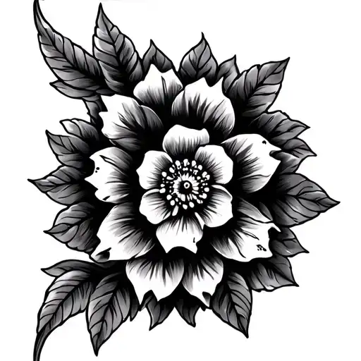 mayan warrior flower tattoo tattoo design idea