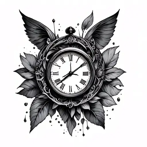 will take time trust the process hidden meaning tattoo design idea