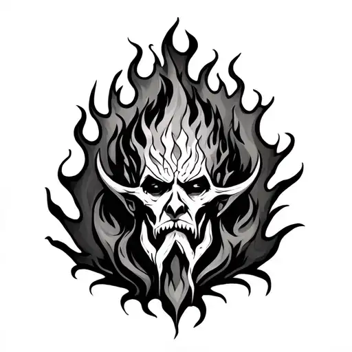 Midra, the lord of frenzied flame tattoo design idea