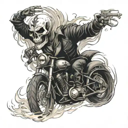 Ghost Rider tattoo design idea