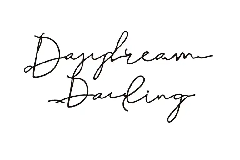 Daydream Darling tattoo design idea