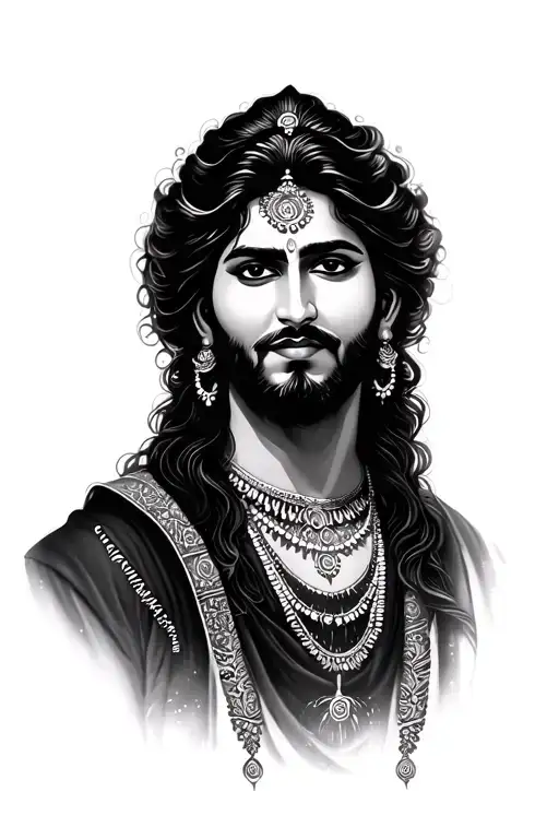 yash devi written tattoo design idea