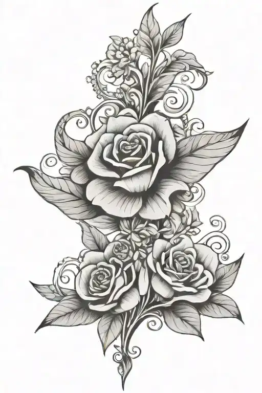 symbol of a beautiful life tattoo design idea