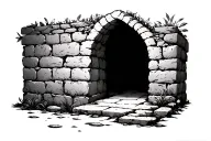 Empty Tomb tattoo design idea