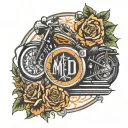 Harley Davidson logo maryland tattoo design idea