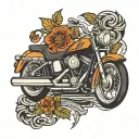 Harley Davidson logo maryland tattoo design idea