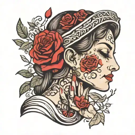mother hand bless on head tattoo tattoo design idea