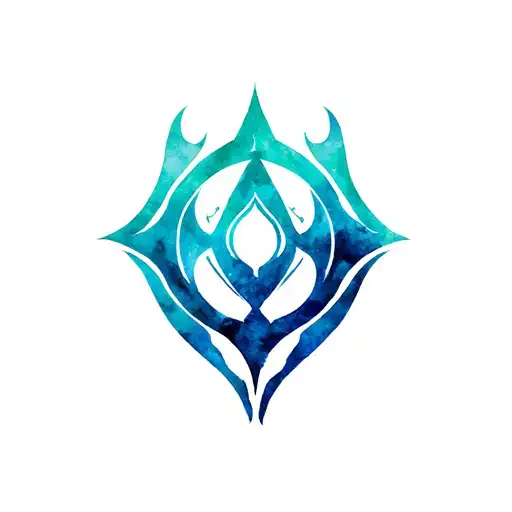 magic the gathering Jeskai symbol tattoo design idea