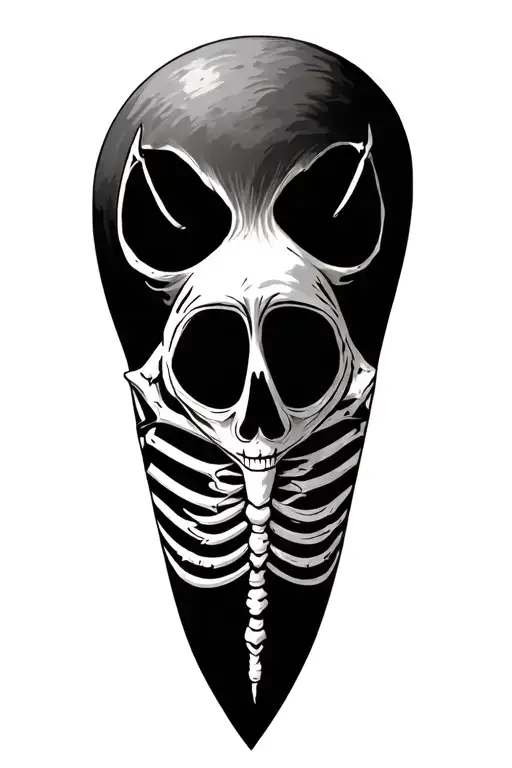 Jack skeleton and the Boogeyman tattoo design idea