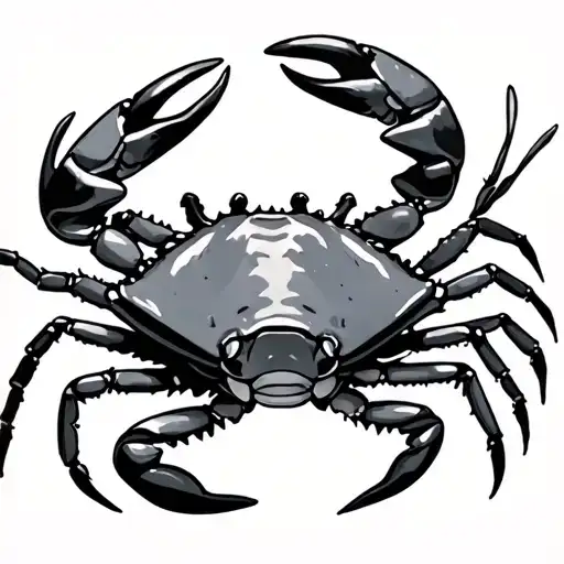 Crab Cancer tattoo design idea