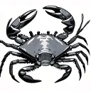 Crab Cancer tattoo design idea