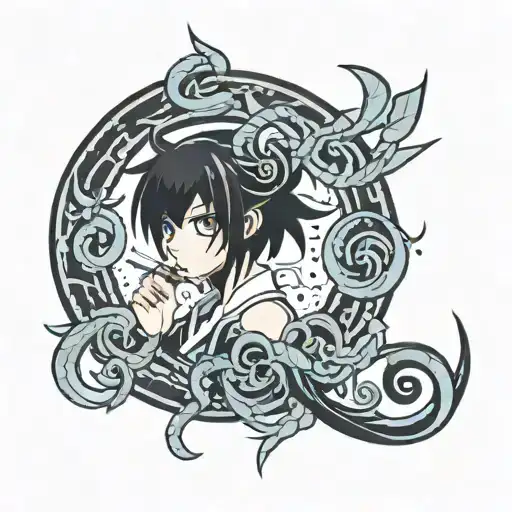 Licorice tattoo design idea