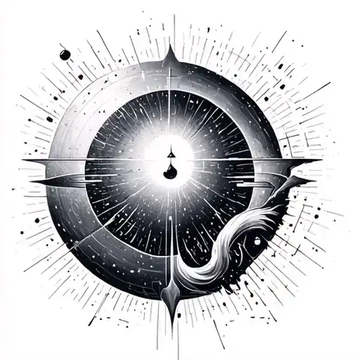 quantum physics tattoo design idea