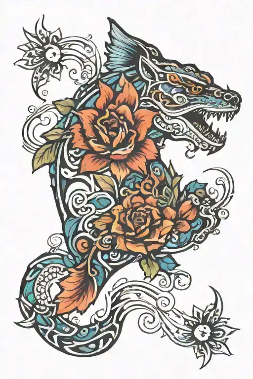 British Columbia border tattoo design idea