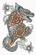 British Columbia border tattoo design idea