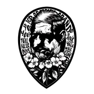 floral design full looking dark shading saying grandad and you'll never walk alone tattoo design idea