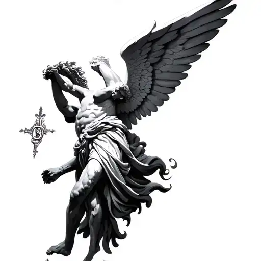 St Michael tattoo design idea
