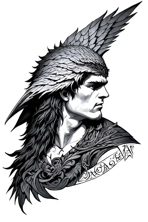 Tatuaje of ♛Merlin tattoo design idea