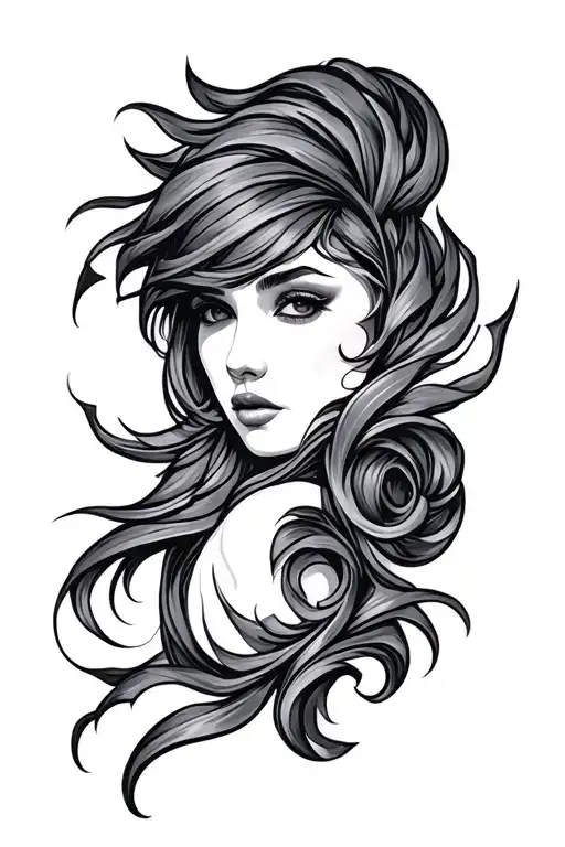 Pronounced tattoo design idea