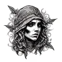 slave tattoo design idea