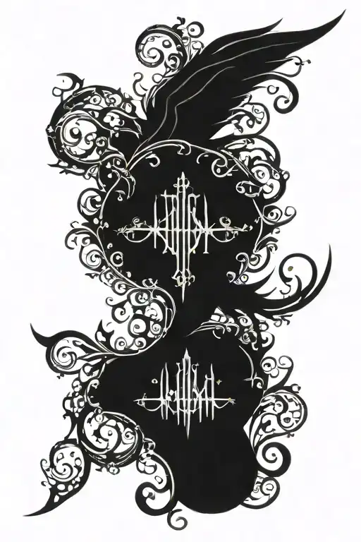 The chai rho alpha and omega tattoo design idea