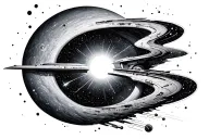 interstellar movie tattoo design idea