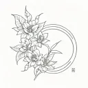 struggel and hustle  tattoo design idea