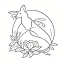 struggel and hustle  tattoo design idea