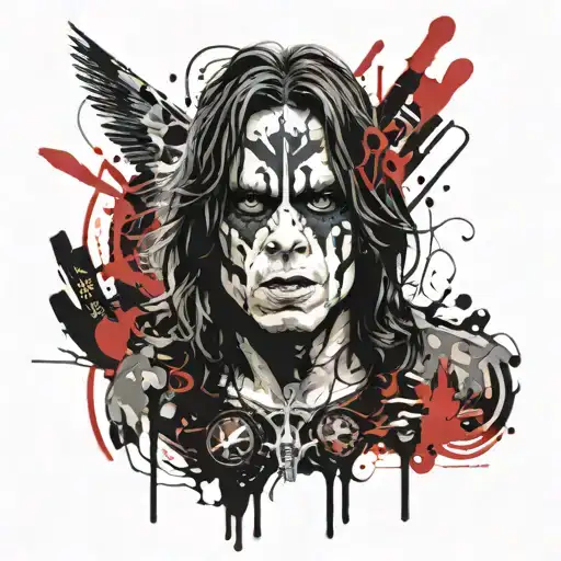 Ozzy Osbourne tattoo design idea