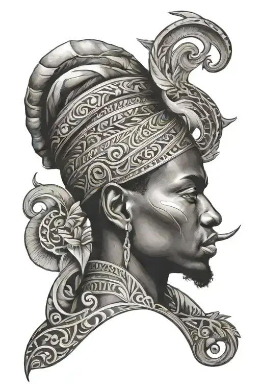 Haitian tattoo design idea