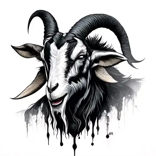 Slipknot Goat tattoo design idea