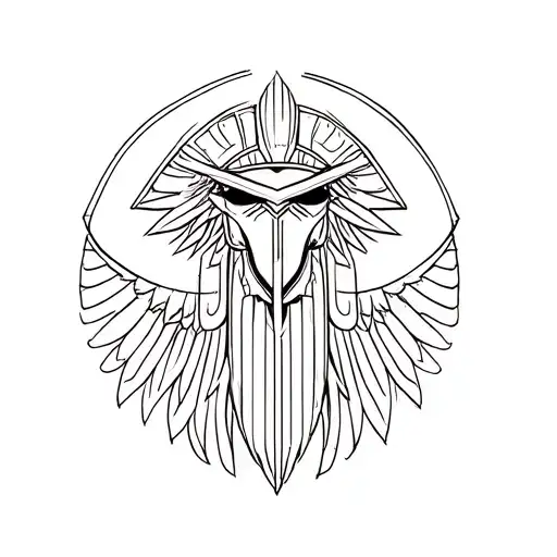 horus ey sign tattoo design idea