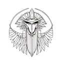 horus ey sign tattoo design idea