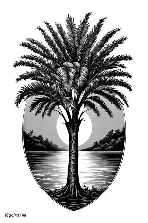forearm palmetto tree tattoo design tattoo design idea
