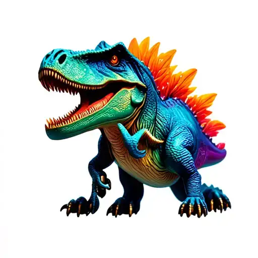 dinosaur charm bracelet with names incorporated tattoo design idea