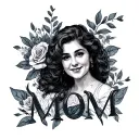 Memorial Mom tattoo design idea