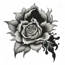 ptsd inside myself tattoo design idea