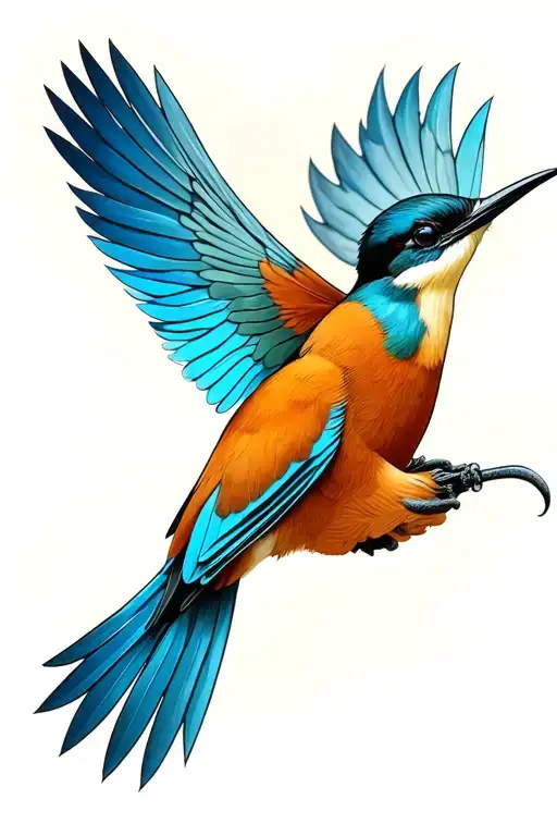 scissor tail flycatcher tattoo design idea
