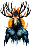 WENDIGO tattoo design idea