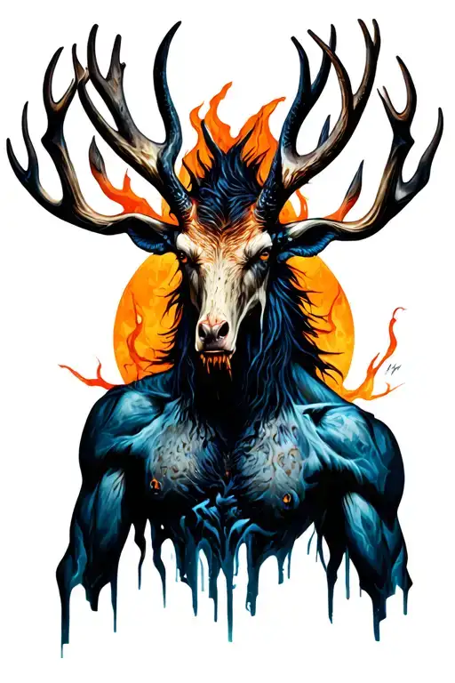 WENDIGO tattoo design idea