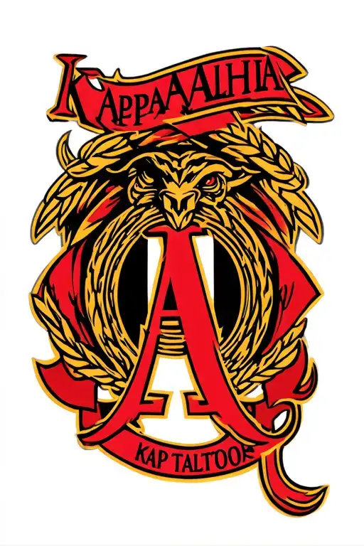 Kappa Alpha Psi Fraternity logo tattoo design idea