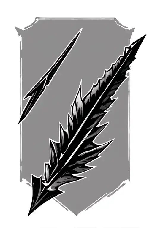 arrow tattoo design idea