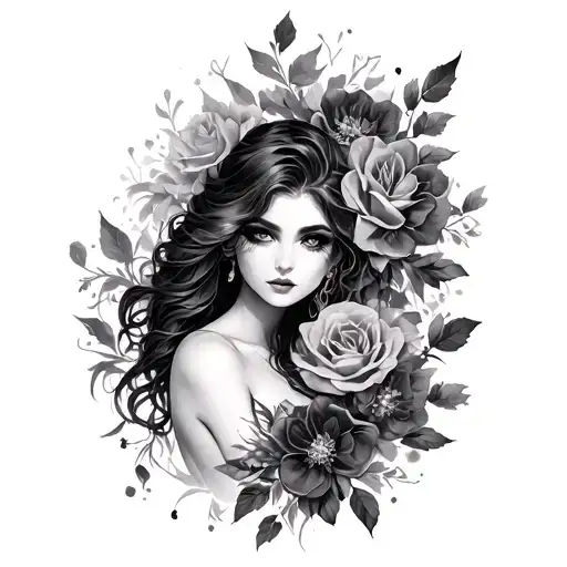 Dark Romance tattoo design idea