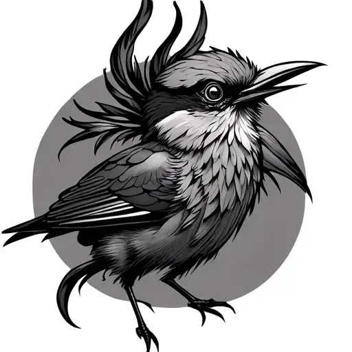 torogoz bird tattoo design idea