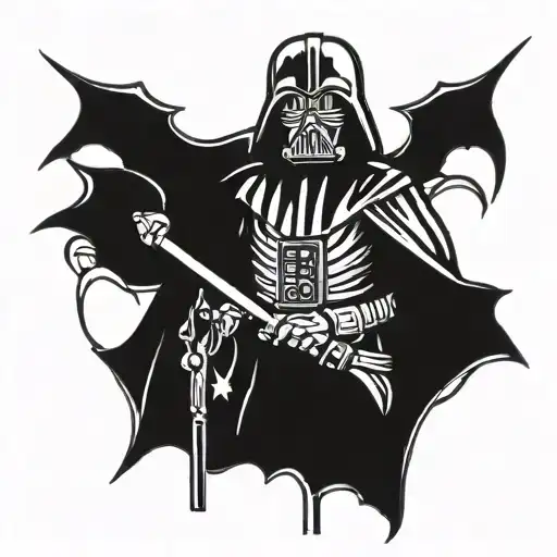 star wars, villain themed tattoo tattoo design idea